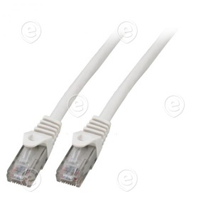 Patchcord Cat.6 UTP LSZH patch cable 0,25m white        