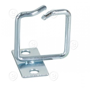 Cable Routing Bracket 40 x 40 mm with Lateral Offset Mounting Plate