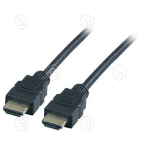 High Speed HDMI Cable with Ethernet, 4K60Hz, A-A M-M, 15m, black