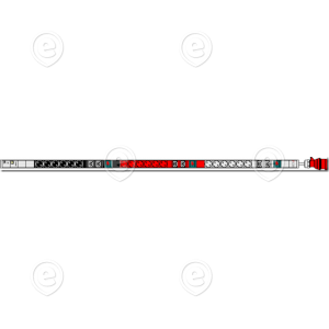 Toitesiin 3x16A (max 11040W), web + ampermeetrid, 6xC13 ja 18xSchuko pesa, pikkus 1635mm, kaabel H05VVF.5G2,5mm² 3m                                                                                     