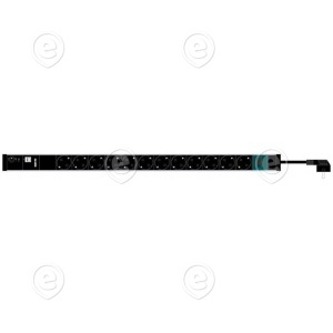 PDU 12xSchuko ,ampermeter, IP func, 3m -IEC60309 , length 732mm       