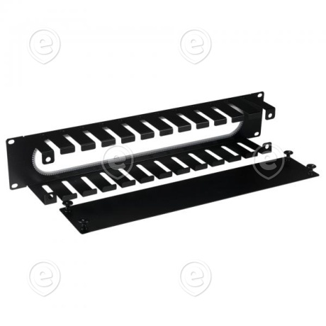 Kaablite juhtimiskanal 2U RAL9005 koos kaanega                                                                                                                                                  