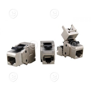 RJ45 Keystone STP, Cat.6A, 500MHz, components certified