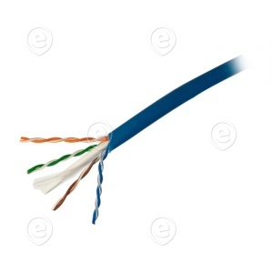 INFRALAN® Cat.6A 500 AWG23, U/UTP 4P CPR B2ca, RAL5015 blue, 500m