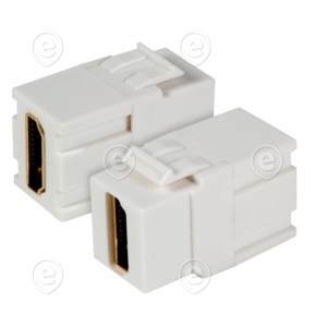 HDMI snap-in adapter A (pesa) - A (pesa)  valge                                                                                                                                      