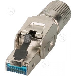 RJ45 Premium plug STP, Cat.6A/ClassEA, Field-plug