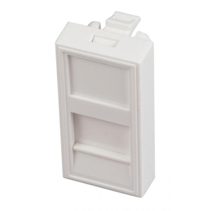 Central plate 22.5x45mm for 1 keystone, outlet direct