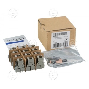 Modularpesa INFRALAN® RJ45 Keystone, Cat.6A / ClassEA, Component, pakis 12tk      