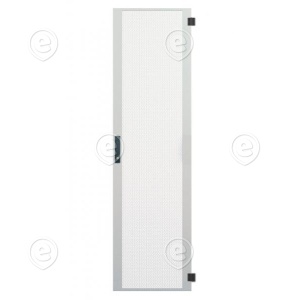 Steel Door Perforated for PRO 42U, 1-Part, Width 600 mm, 3-Pt.-Locking