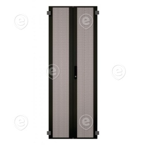 Perforeeritud kahepoolne uks 2000x600mm, 3 punkti lukustus, RAL9005