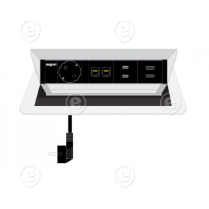 Moodul Magnat Box 1xSchuko; 2XRJ45; 2XUSBC; 2XHDMI                                                                                                                                                        