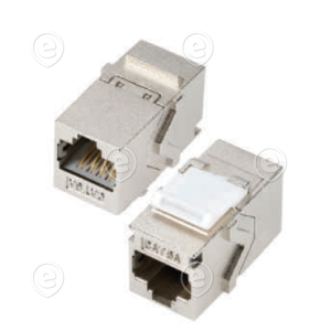 Modularadapter Keystone compact design Cat6A STP RJ45-RJ45                                                                                                                                          