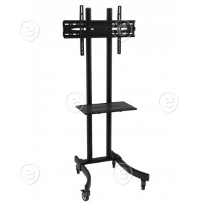 Trolley floor support for LCD LED TV 32-70", with shelf