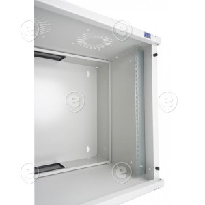 19“ 06U Wall Housing Foldable, Depth 450 mm, 1-Part, Flat Pack, RAL7035