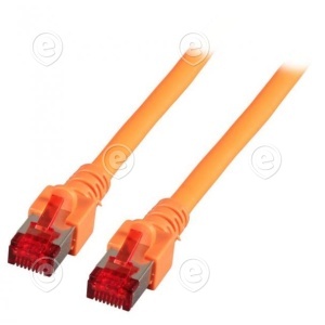 RJ45 Patchcable S/FTP,Cat.6 0,15m  orange             