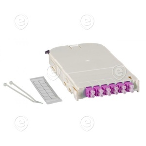 FTTH Module for FTTH-BGT, 12 Port LC with OM4 ceramic adapter