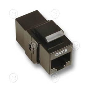 Adapter RJ45-RJ45 Cat6 UTP snap-in                