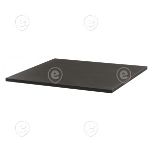 Worktop for OFFICE 600 x 800 mm, Black RAL9035