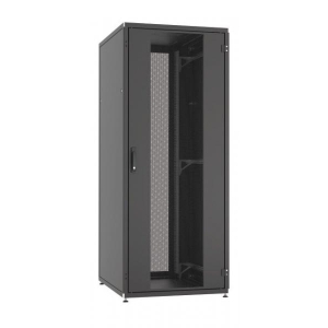 Network Cabinet PRO 47U, 800x1200 mm, RAL9005 Front- / Rear Door 1-Part, Perforated