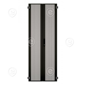 Door for PRO 42U, W=800, Steel perf., 2-Part, TH, RAL9005