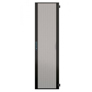 Steel Door Perforated for PRO 42U, 1-Part, Width 600 mm, 3-Pt.-Locking RAL9005