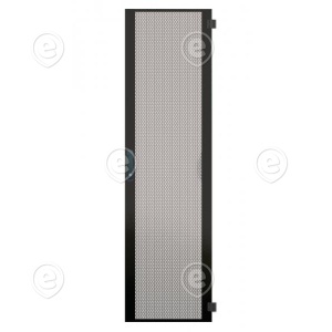 Steel Door Perforated for PRO 42U, 1-Part, Width 600 mm, 3-Pt.-Locking RAL9005