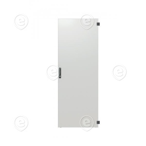 Door for PRO 42U, W=600, Steel, 1-Part, TH RAL7035