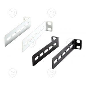 Brackets Set for Shelves 1/2/3U, 2 Pieces, RAL9005