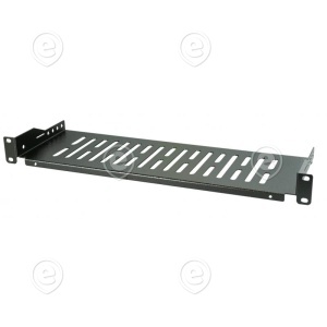 19" 1U Shelf, Depth 150 mm, max. Load 5 kg, RAL9005