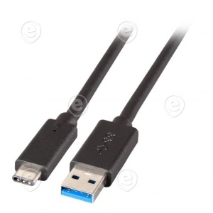 USB3.2 Gen 2x2 Superspeed+ Cable, Type A/M –C/M, 5A, 5Gbit, 0,5m