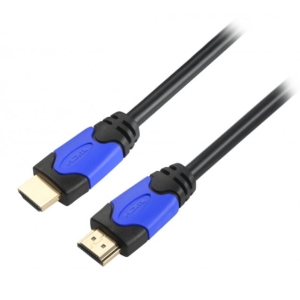 HighSpeed HDMI Kabel w. Ethernet, Premium Certif.,4K60Hz A-A M-M, 1m, blac