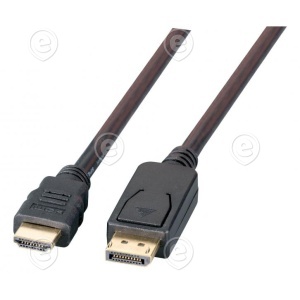 DisplayPort to HDMI™ A kaabel, M-M, 5.0m, must