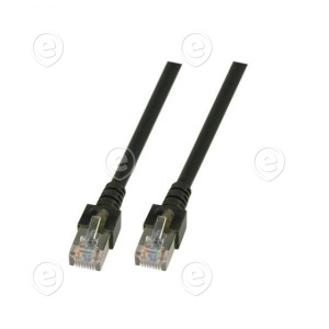 RJ45 Patchcable SF/UTP Cat5E 1,5m black           