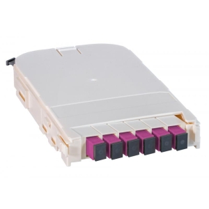 FTTH Module for FTTH-BGT, 6 Port SC with  OM4 ceramic adapter