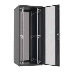 Network Cabinet PRO 42U, 800x1200 mm, RAL9005 Front 2-Part / Rear 2-Part, Perforated