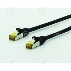 UltraFlex Cat.6A S / FTP LSOH Patch Cable - black 