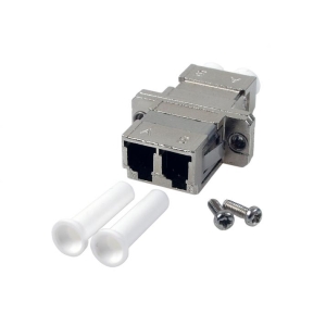 LC Duplex Adapter with Metal housing