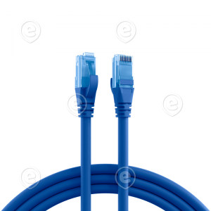 RJ45 Patch cable U/UTP, Cat.6A, LSZH,Premium, 500MHz, 2,0m, blue