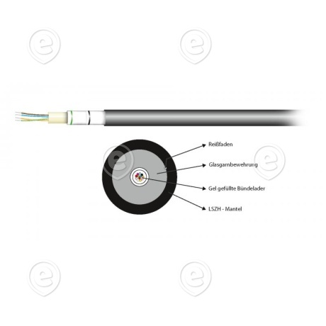 FO kaabel universaalne  U-DQ(ZN)BH 4x9/125µ G657A1 2000N DCA