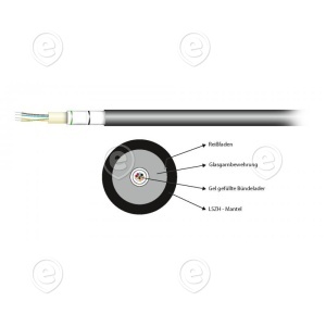 FO U-DQ(ZN)BH OM4 48G B2ca 5000N LSZH black 11,2mm