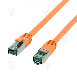 RJ45 Patch cable S/FTP, Cat.6A, LSZH, 3,0m, orange