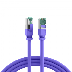 RJ45 Patch cable S/FTP, Cat.6A, LSZH, 1,5m, violet
