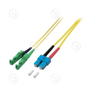 Duplex Jumper SC-E2000®/APC, 9/125µ, G657A 2,0M  