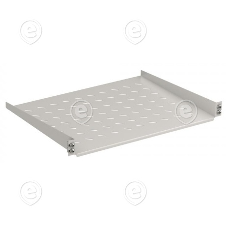  19" 1U Shelf, Fixed, D=350 mm, Front Mounting, 6 kg, RAL7035                                                