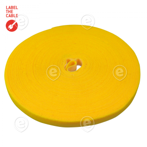 LTC Velcro rull 25m,kollane