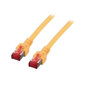 RJ45 Patchcable S/FTP,Cat.6 0,25M yellow          