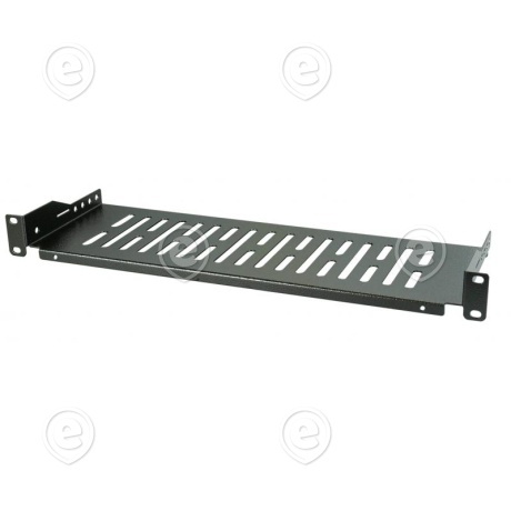 Seadmeriiul 19* 250mm 1U RAL9005 , max 10kg                                                                                                  