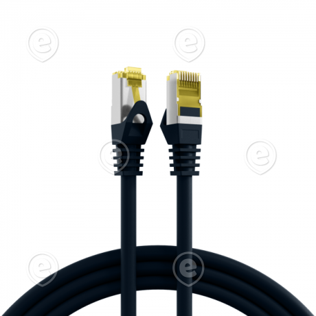 Vahekaabel CAT7 S/FTP 0,5M (must)                                                                                                                                                 