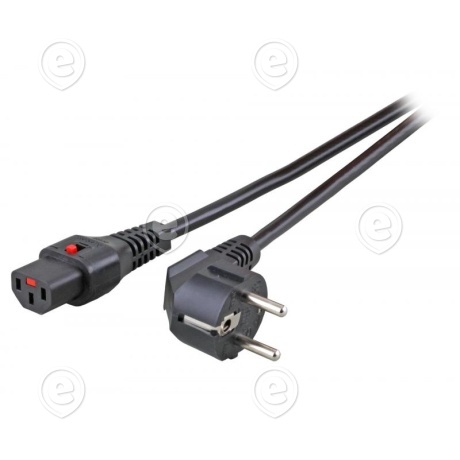 Toitejuhe C13 lukustatav-Schuko 2,0m                                                                                                                                                   