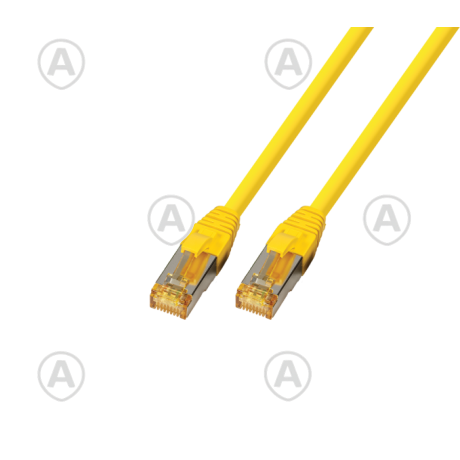 Vahekaabel Cat.6A S/FTP LSOH UltraFlex kollane 30.0m